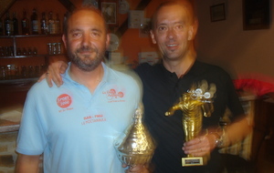 J.AUTHIER(vainqueur)  et B.FERREIRA (finaliste) de la coupe du président 2015