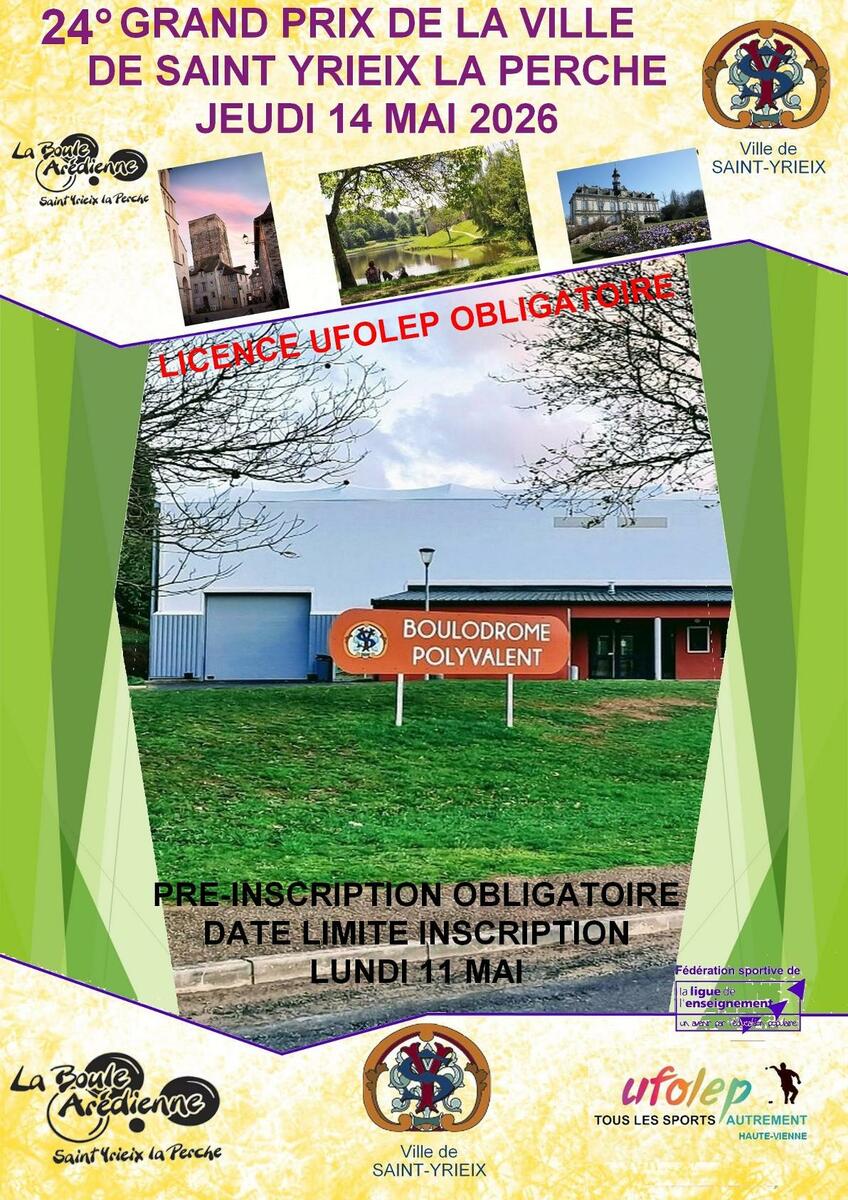 24e GRAND PRIX DE LA VILLE DE ST YRIEIX