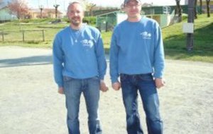 D. ROULET  J.AUTHIER   PERDENT EN 1/4 DE FINALE