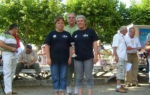 MIREILLE ET CORINNE FINALISTES   COUPE DE FRANCE