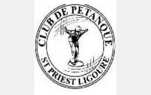 ST PRIEST LIGOURE DOUBLETTE VICTOIRE DE LA BOULE .