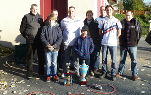 SEBASTIEN DA CUNHA REND VISITE  A L ECOLE DE PETANQUE