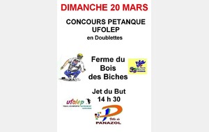 PANA-LOISIRS CONCOURS UFOLEP DIMANCHE