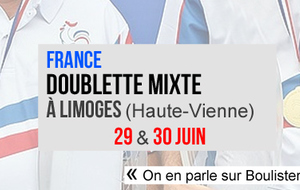 FFPJP CHAMPIONNAT DE FRANCE DOUBLETTE Sénior MIXTE à LIMOGES