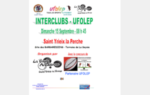 !!! LE BILAN !!! UFOLEP INTERCLUBS 2018/2019 (Au site des Barbarédiens)