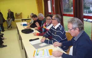 LE BUREAU et MONIQUE PLAZZI à l'AG