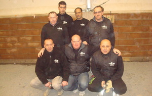 EQUIPE 2 DU CDC(M.LEYSSENNE-FRED DUBOIS-CLAUDE MARSAC-FRANCOIS BOUCHARREYCHAS-BERNARD FERREIRA-HANS BOUCHARREYCHAS-MARCO GUERNINE)