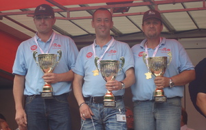 D.ROULET/B.FERREIRA/P.TICHADOU
CHAMPIONS NATIONAUX UFOLEP TRIPLETTE DA