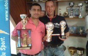 ALAIN RATIER champion UFOLEP 2014 du  challenge 87 
BERNARD FERREIRA  3eme du challenge 87