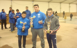 EPAIN ANTOINE/MONTELS TIMEO/DENARDOU PIERRE(ARFEUILLE) FINALISTE JEUNE