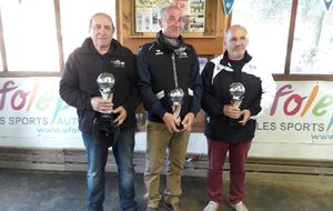 JJ ARNOUX/M.REILHAC/P.GAUTHIER
VICE-CHAMPION UFOLEP VETERAN TRIPLETTE