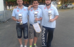 B.FERREIRA/A.RATIER/LOIC TICHADOU
VICE-CHAMPION DEPARTEMENTAL TRIPLETTE UFOLEP DA