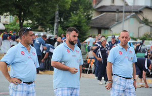 ALAIN RATIER / LOIC TICHADOU / BERNARD FERREIRA
1/2 finaliste coupe de France
2017 OBJAT CHAMPIONNAT NATIONAL UFOLEP