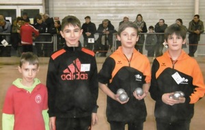 Finale du Championnat FFPJP départemental doublette minimes 2019 Adrien KRANICZ et Robin LOULIER de LA BOULE AREDIENNE