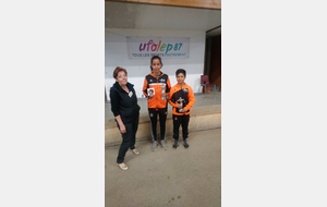 Shérine et Argan ROUSSET CHAMPIONS REGIONAL JEUNES UFOLEP 2019