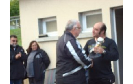 CHALLENGE UFOLEP,LE PRESIDENT TERMINE 3EME.