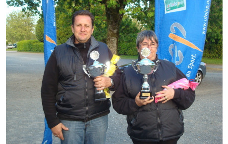 SYLVIE ET PHILIPPE TICHADOU CHAMPION DOUBLETTE MIXTE UFOLEP