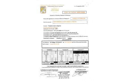 concours trip tc ffpjp Samedi 4 Octobre
