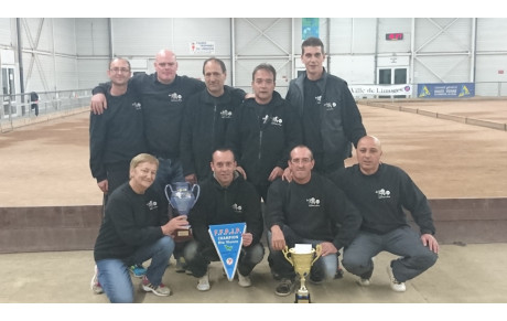 EQUIPE 3 3ème DIVISION CDC 2015..CHAMPIONNE DEPARTEMENTALE DES CLUBS FFPJP 2015